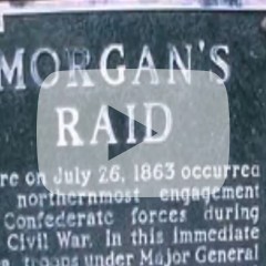 Morgan's Raid of 1863 historical sign