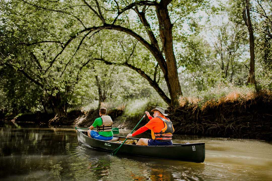 Canoe on Tuscarawas River
