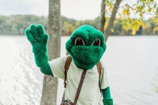 FeLeap the Frog, Stark Parks mascot