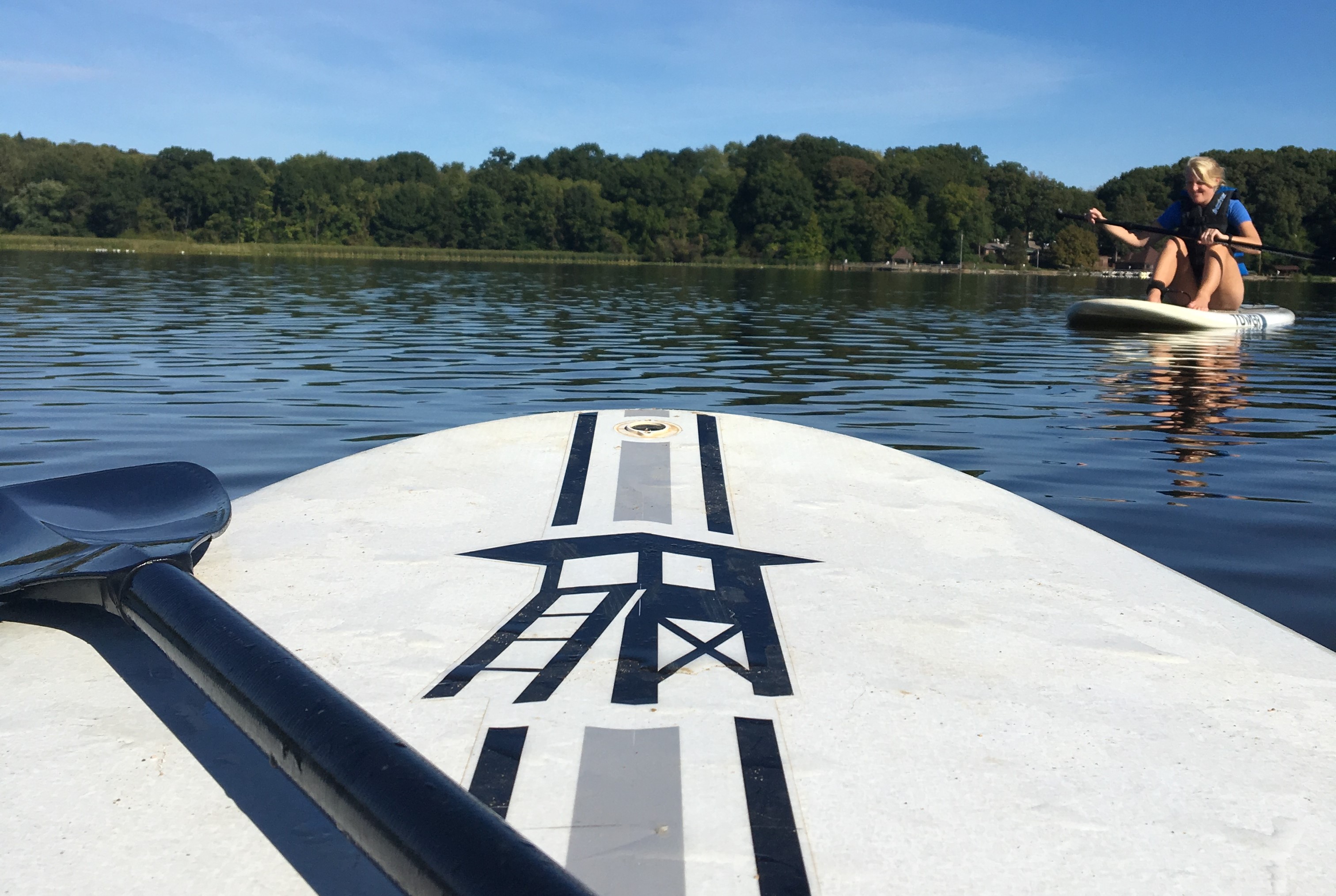 Stand Up Paddleboarding on Sippo Lake