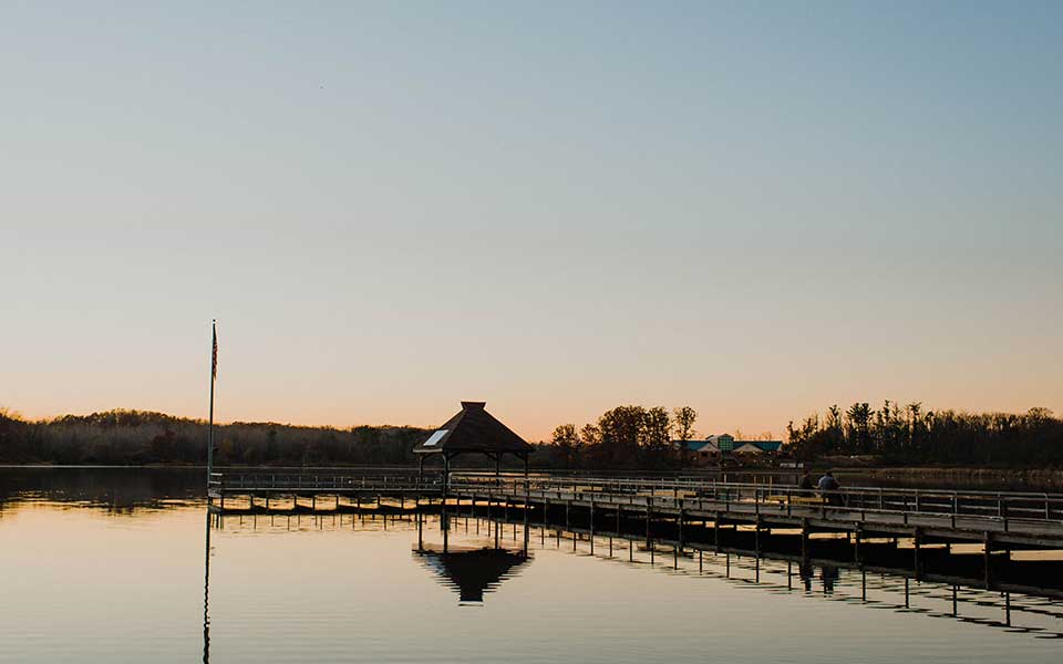 Fishing Dock in the water