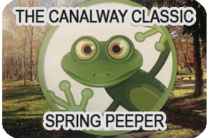 Spring Peeper Race artwork with frog