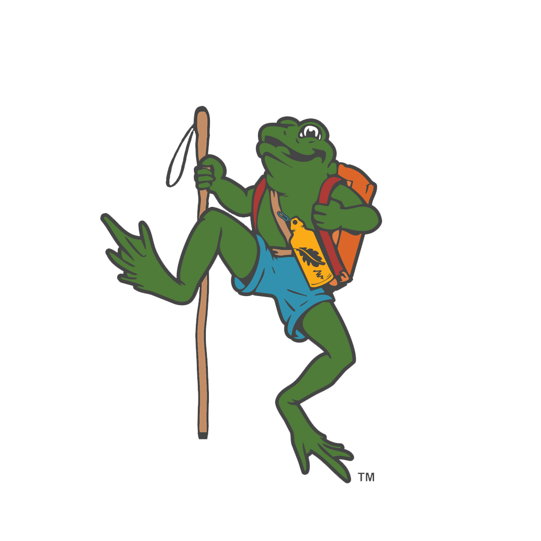 FeLeap the Frog with Hiking Stick