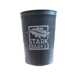 Steel Cup with Stark Parks Oak Leaf Logo