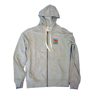 Zip up hoodie with logo